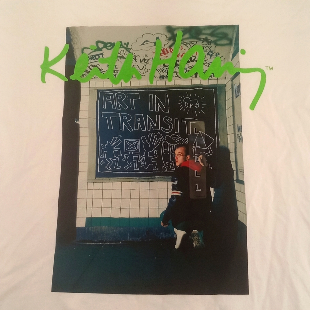 UNIQLO X KEITH HARING UT GRAPHING T-SHIRT 100% Cotton